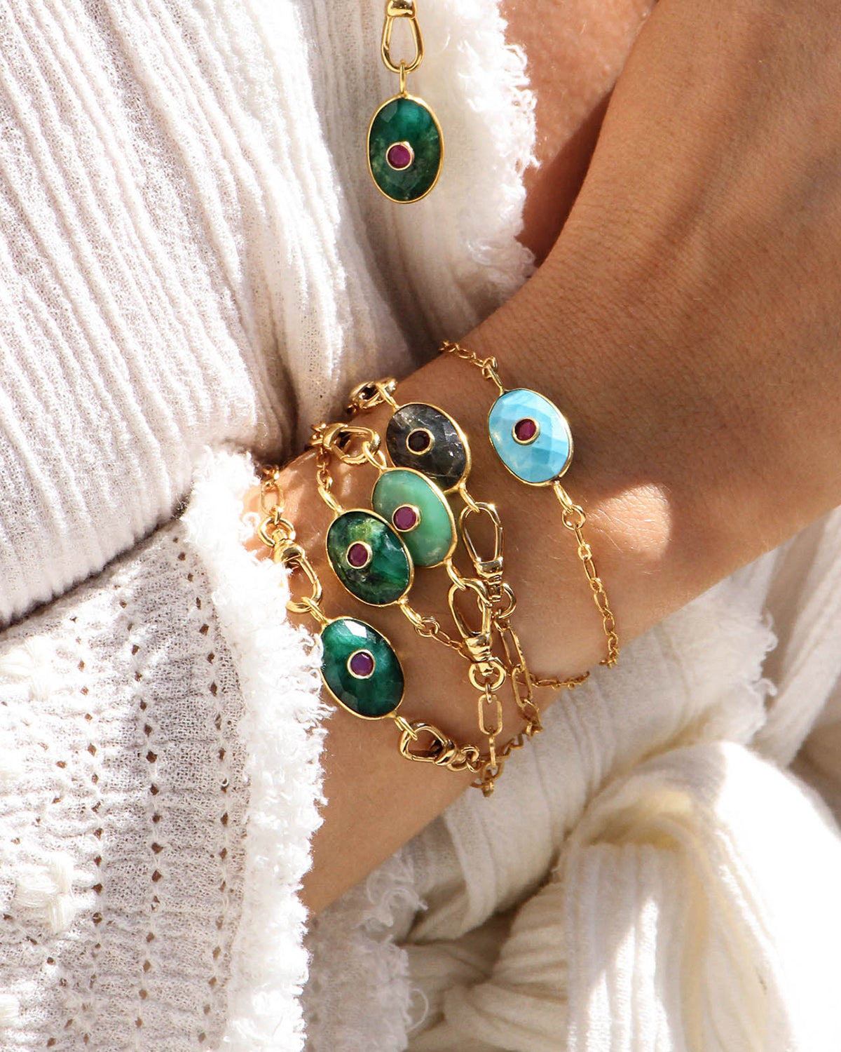 Bracelet de créateur avec turquoise