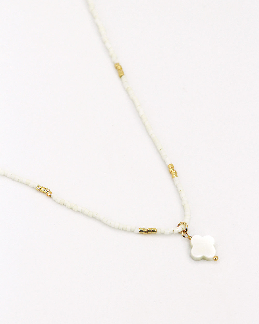 Miyuki Summer necklace (clover) 