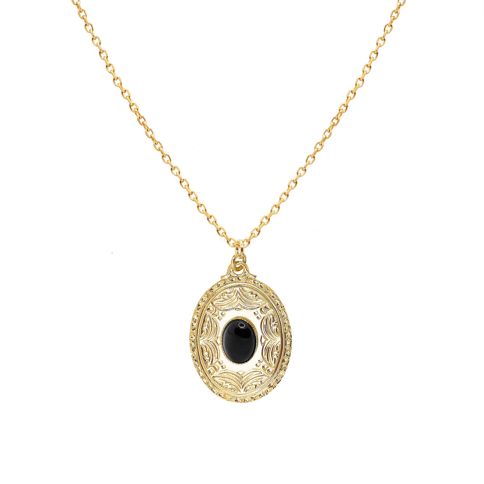 Thaïs necklace (oval/stone)