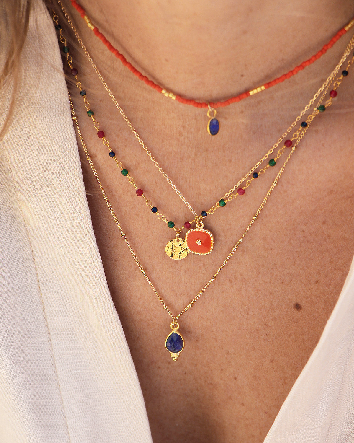 Mini Stones Necklace