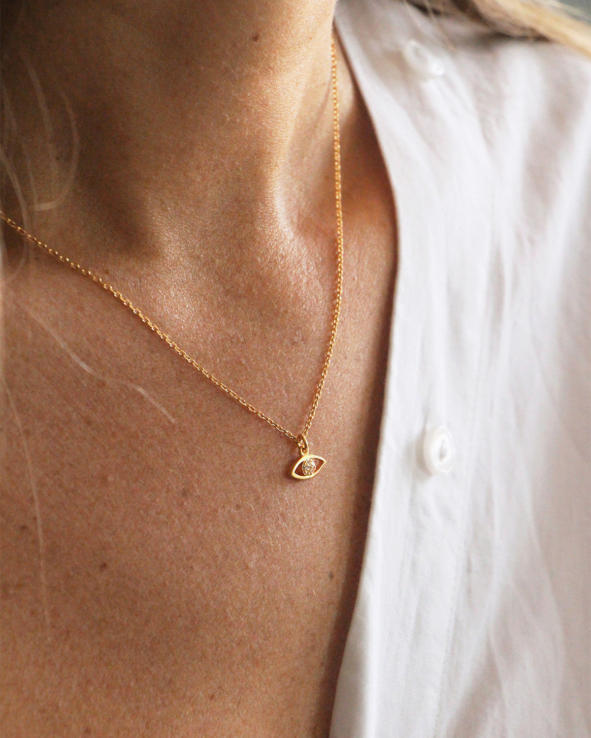 Collier Lily oeil