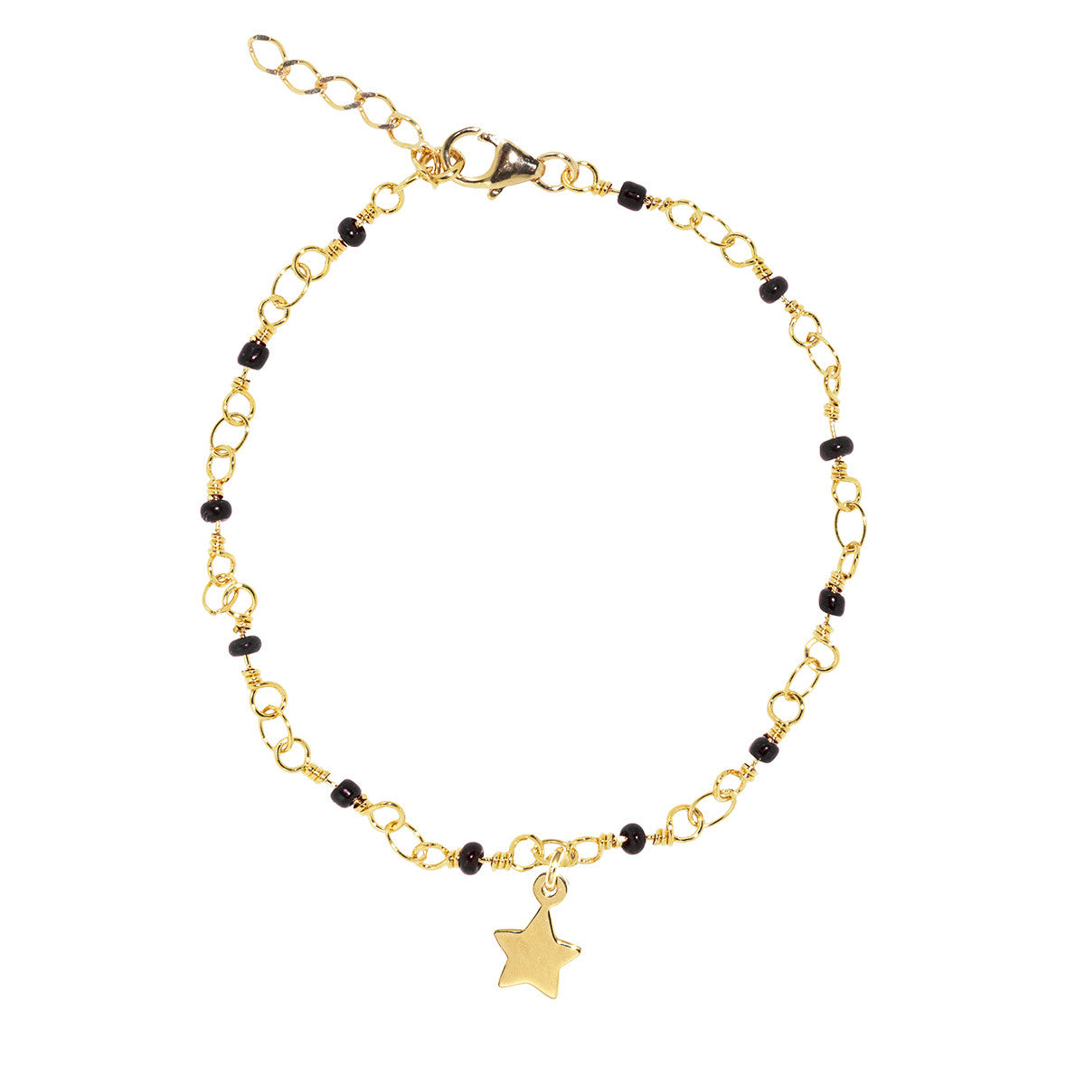 Bracelet Jaipur Noir étoile