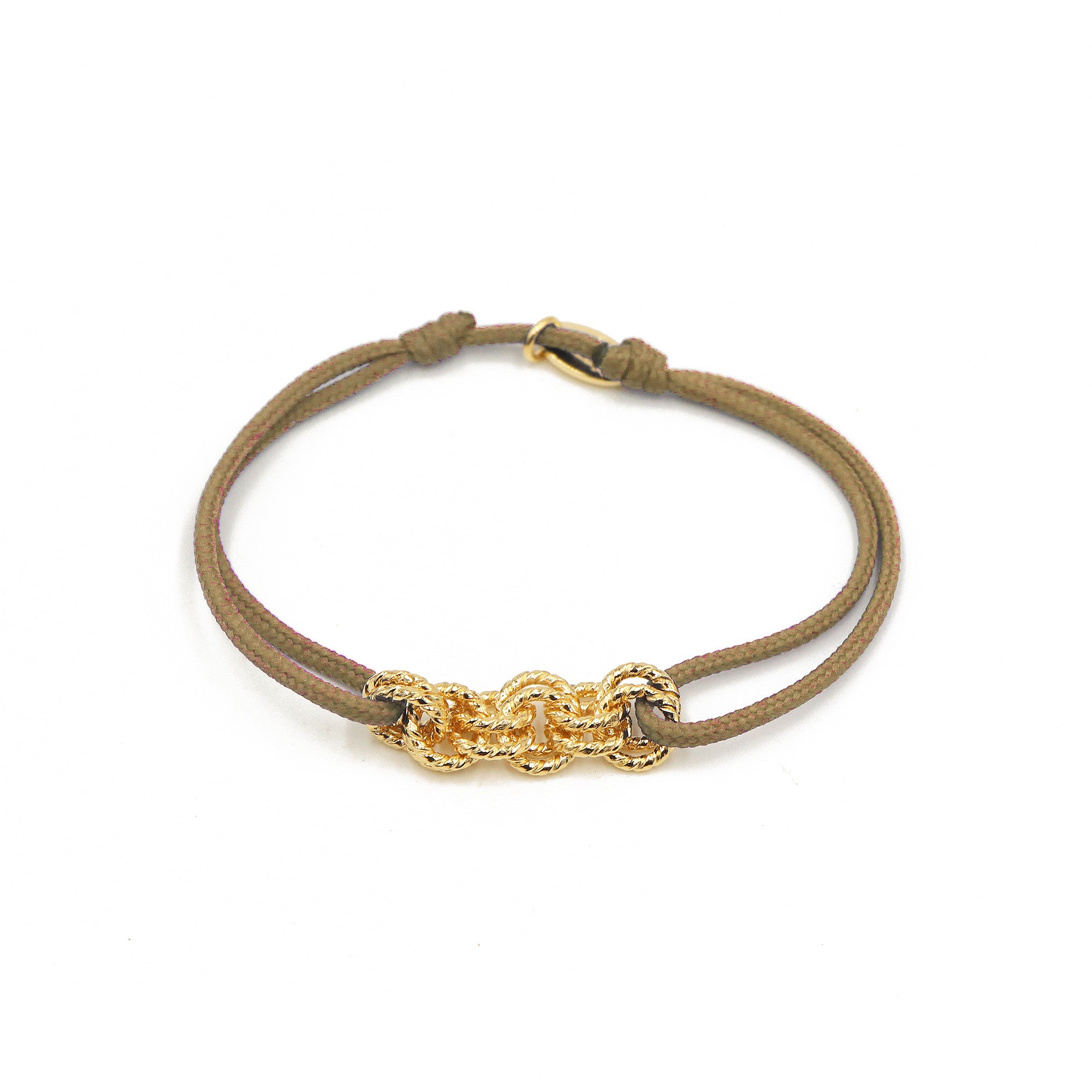 Virginie link bracelet (camel)