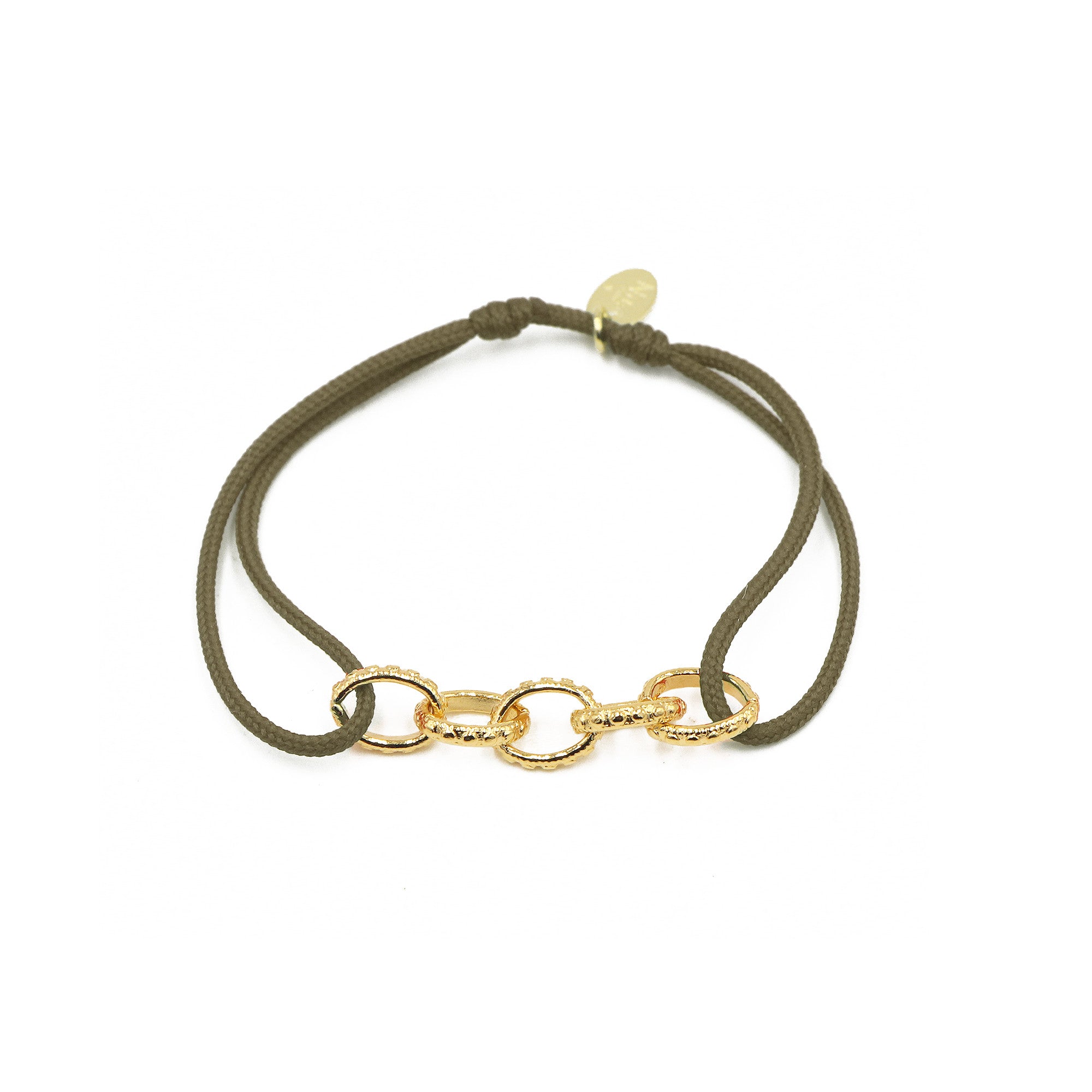 Vanessa link bracelet (khaki)