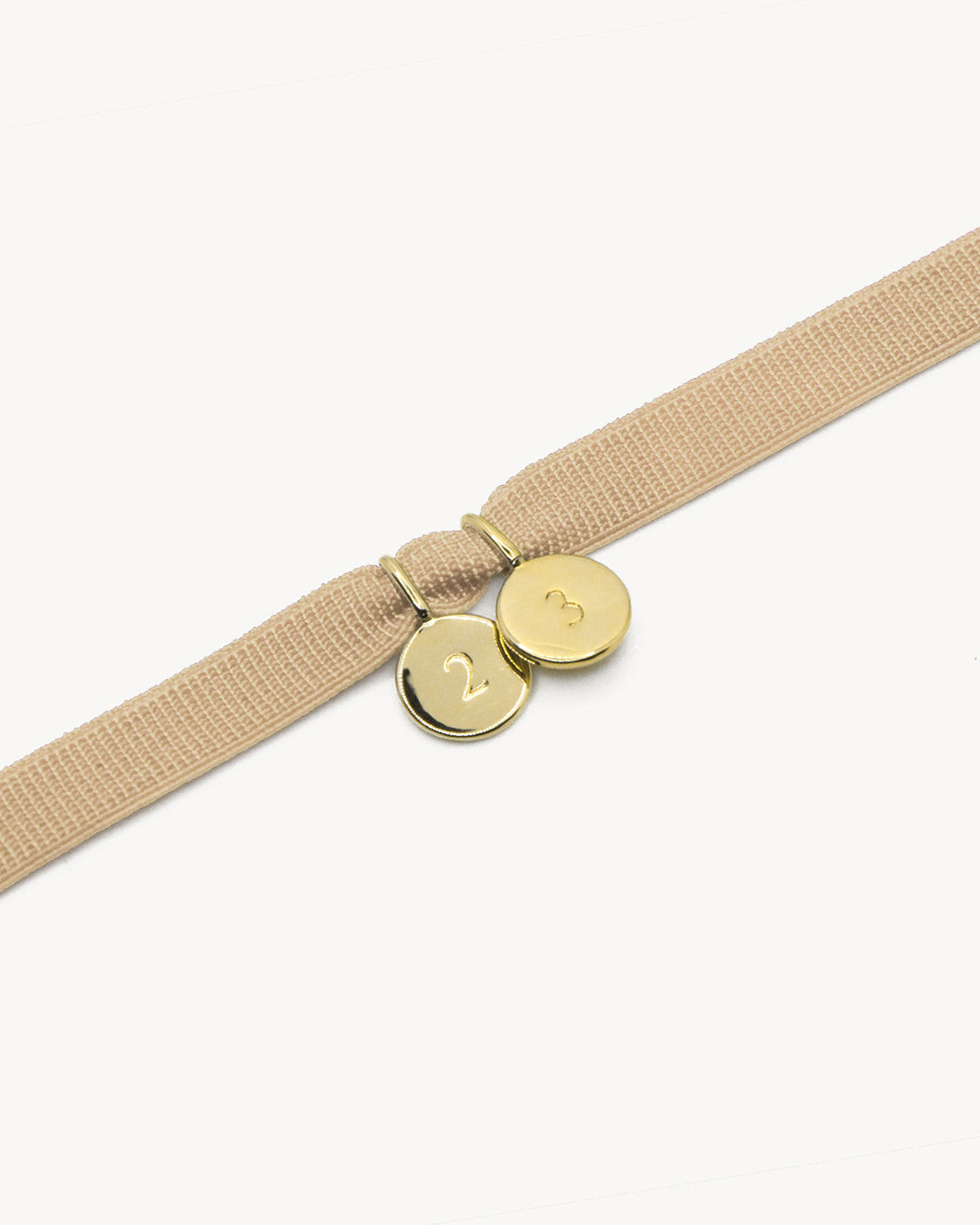 Initials bracelet (ribbon) to compose